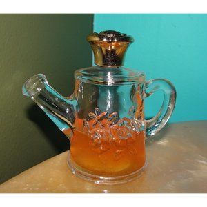 Vintage Avon Filed of Flowers Watering Can Perfume Bottle mcm 1970's retro